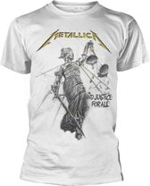 Metallica Heren Tshirt -XL- And Justice For All Wit