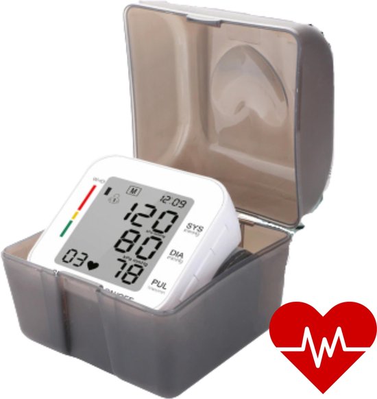 HMerch™ Bloeddrukmeter Pols - Bloeddruk en Hartslag Meter Pols - Systolisch  /... | bol.com