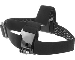 ST-23 elastische hoofdband met verstelbare riem voor GoPro NIEUWE HERO / HERO6 / 5/5 sessie / 4 sessie / 4/3 + / 3/2/1, Xiaoyi en andere actiecamera's (zwart)