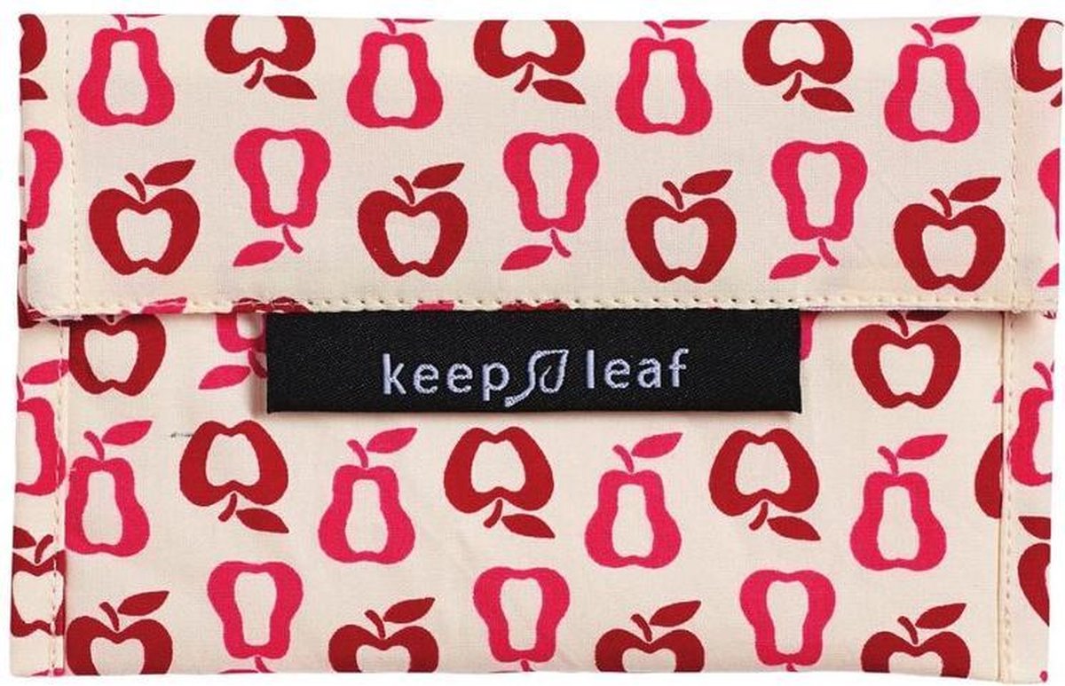 Keep Leaf - Herbruikbaar boterhamzakje - Klein - Roze