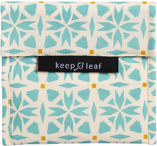 Keep Leaf Herbruikbaar boterhamzakje Large - Geo