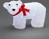 Konstsmide Ijsbeer - 3D kerstfiguur - Transparant - 32cm hoog - IP44