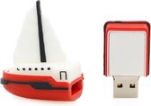 Allesmakkelijk.nl 2020 Usb-stick - USB 2.0 A - 64 GB - rood-wit