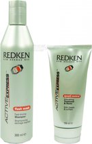 Redken 5th Avenue NYC Active express flash wash + speed control Haarverzorgingsset