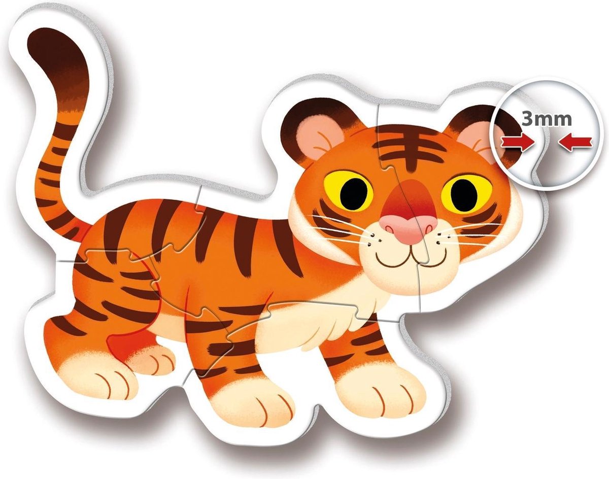 Clementoni - Puzzel - My First Puzzle - Wild Animals - 14 Stukjes - Puzzel Voor Kinderen - Vanaf 2 Jaar — afbeelding 6