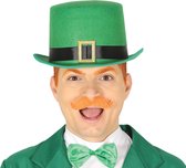 Groene vilten St Patricksday hoed - Verkleedkleding voor volwassenen