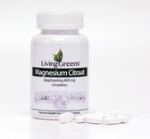LivingGreens Magnesium citraat 120, magnesium, magnesium citraat, krampen,kuitkramp,