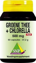 SNP Groene thee chlorella 500 mg puur