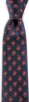 We Love Ties - Stropdas Mister Paisley - geweven polyester Microfill - blauw / rood / wit