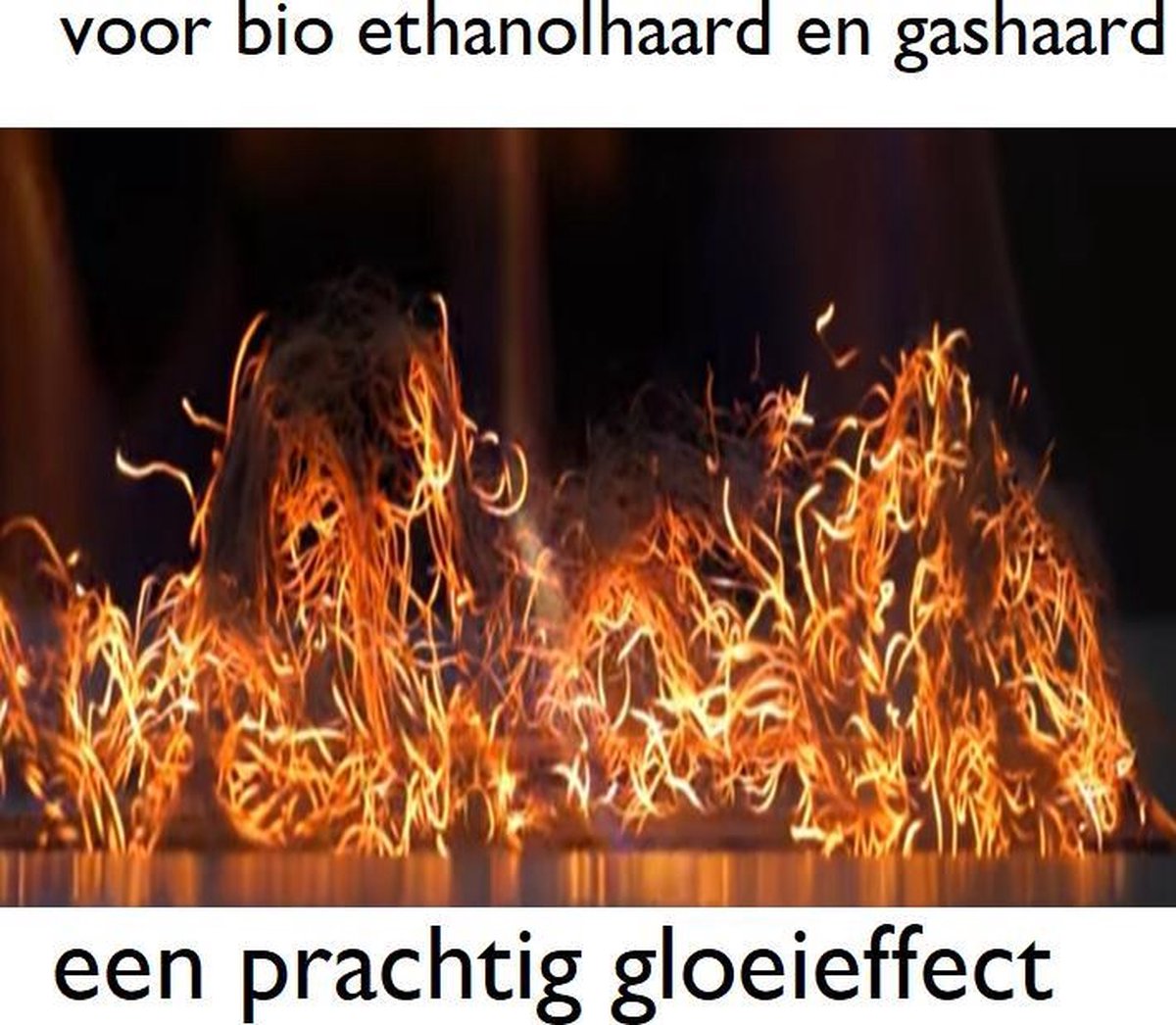 prachtig gloei effect voor uw bio ethanolhaard of gashaard | GLOW FLAME EFFECT - GLOEI EFFECT| grote verpakking van 5 gram!