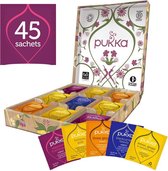 Pukka Support Kruidenthee Geschenkdoos - 5 blends biologische kruidenthee, 45 zakjes - Theedoos