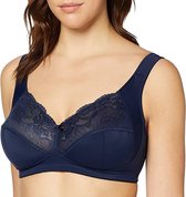 Naturana beugelloze BH blauw 100F