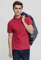 Urban Classics Polo shirt -L- Garment Dye Rood