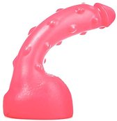 BubbleToys - Pimpy - BubbleGum - Large - dildo anaal Lengte: 23 cm diam. Top: 5,3 cm Med: 5,3 cm Base: 10,5 cm