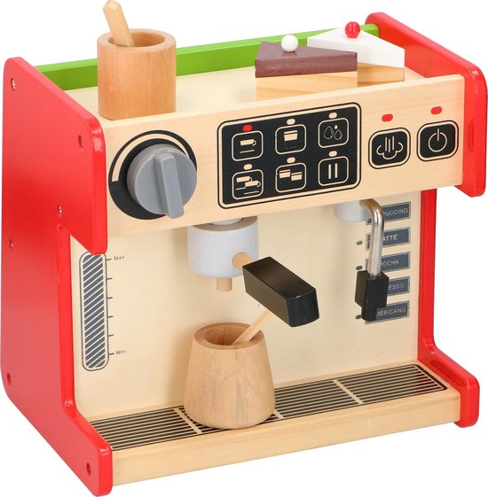 Machine à café New Classic Toys 10705 - Service à café en bois et