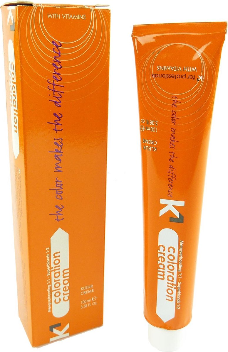 K1 Coloration Cream 100ml Haarkleur permanente crème - veel nuances - 05/4 Light Copper Brown