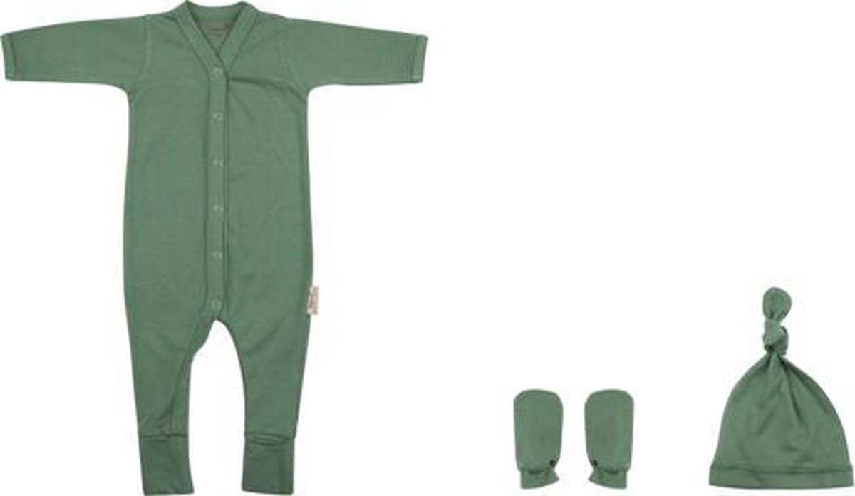 Timboo newborn set 50/56 - Pyjama - Mutsje - Anti Krabwantjes - Kraamcadeau  - Gift set... | bol