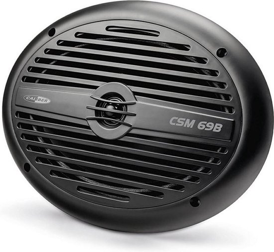 Caliber Marine Speaker voor Boten en Buiten - IP56 Waterresistent - 6x9 Inch - UV-Coating - Zwart (CSM69B-NEW) - Caliber