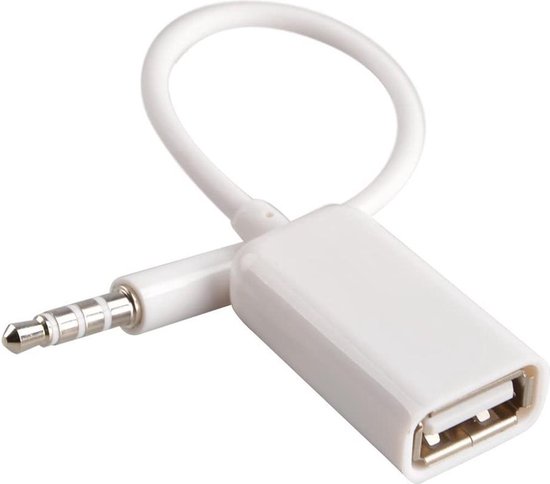 Oxsubor Adapter USB2.0 - 3.5mm | AUX USB 2.0 Vrouwelijke converter naar 3.5  mm Jack... | bol.com
