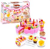 DIY Verjaardagstaart  Speelgoed - 75 delig - Vanaf 3 jaar - Roze