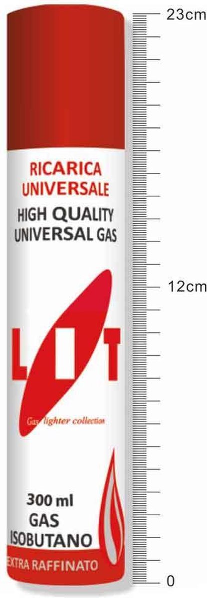 Lit Display 12xgasvulling 300ml Butaan