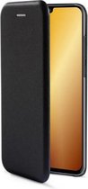 Huawei Mate 20 hoesje zwart - Premium Book Case Huawei Mate 20 hoesje met ruimte voor pasjes - Zwart