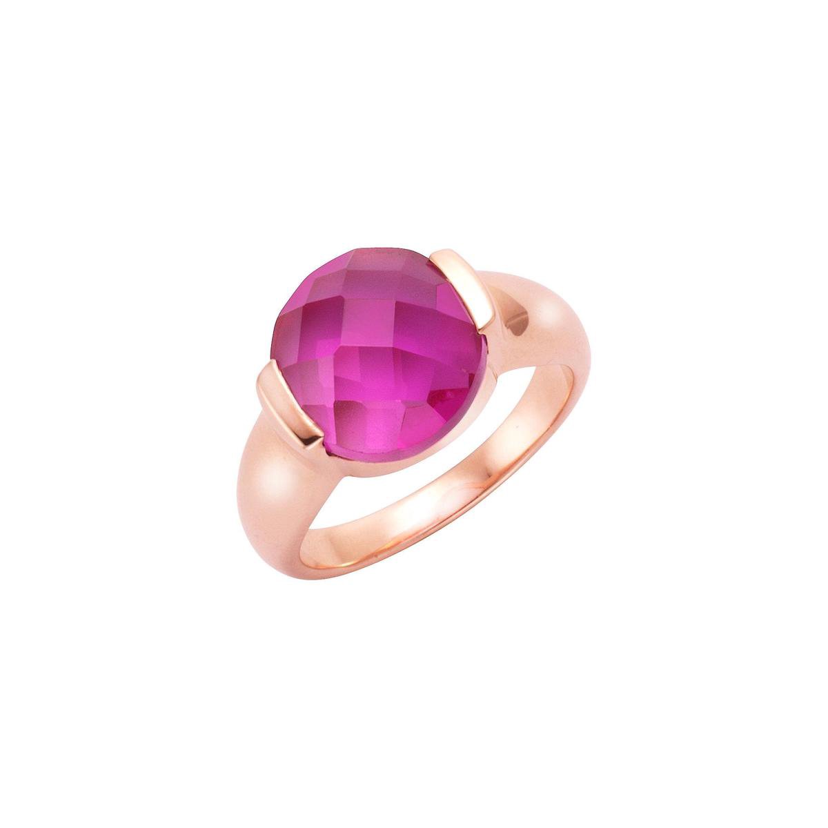 Jamelli Dames Dames ring 925 sterling zilver 1 Quartz 56 Roos 32011776