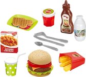 JollyLife - Fastfood set - Speelgoed keuken accessoires - Large - 24 delig