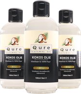 Kokosolie 100ml | 100% Puur en Vloeibaar | MCT Kokos Olie voor Haar, Huid en Lichaam