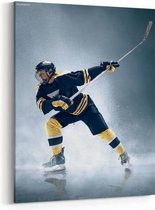 Schilderij - Ice hockey player in action on ice — 70x100 cm