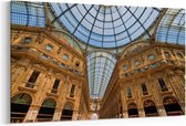 Schilderij - Galleria vittorio Emanuele in Milaan — 90x60 cm