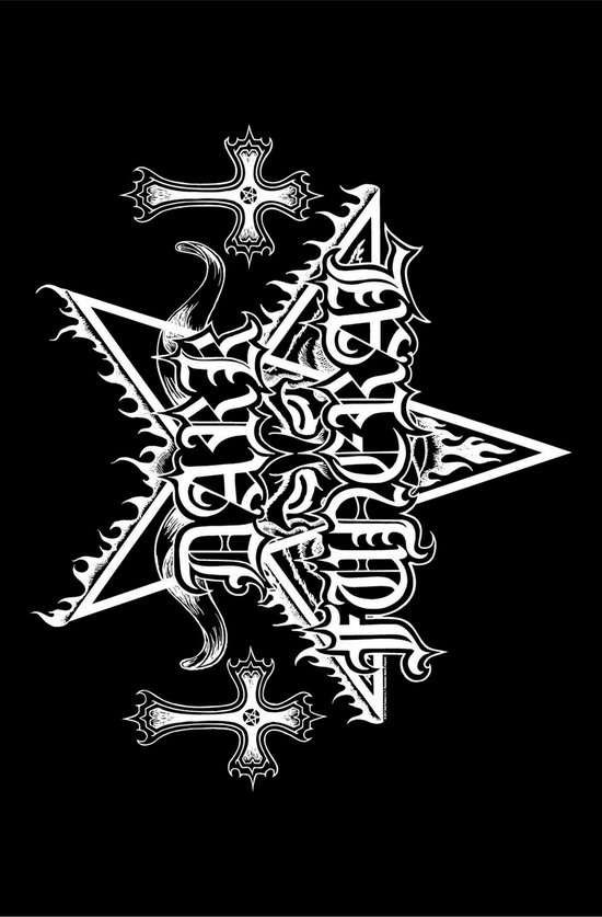 Dark Funeral Textiel Poster Flag Logo Multicolours