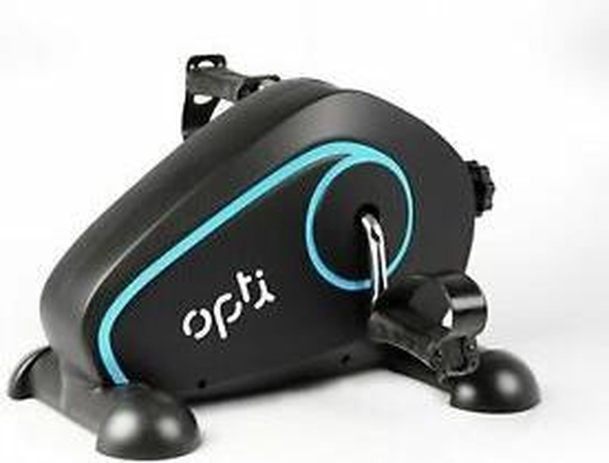 Bol.com Opti Mini hometrainer met instelbare weerstand en LCD display Fietstrainer Mobiliteitstrainer Mini bike aanbieding