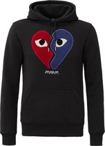 Heartbreaker Hoodie Colorblock Black