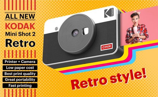 KODAK Mini Shot 2 Retro: Lo vintage con lo moderno en fotografía