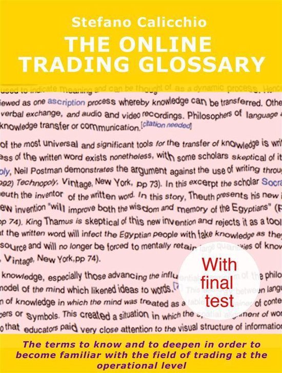 The online trading glossary - cover