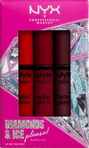 NYX Professional Makeup Butter Lip Gloss Trio 03 - Make-up geschenkset