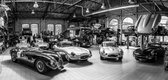 English car workshop 180 x 90  - Dibond