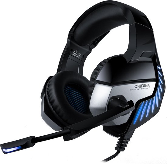 Gaming Headset met Microfoon voor PS5, PS4, Xbox One X S, Nintendo Switch (Lite) en PC