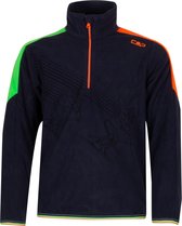 CMP Wintersportpully - Maat 140  - Jongens - donker blauw/groen/oranje