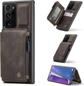 Portemonnee Hoesje | CASEME | Samsung Galaxy Note 20 Ultra Back Cover Wallet Case - Coffee