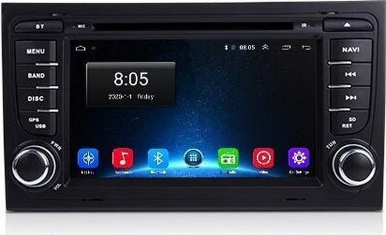 Navigatie radio Audi / RS4, Android, Carplay, 7 inch scherm, GPS, Wifi,... | bol.com