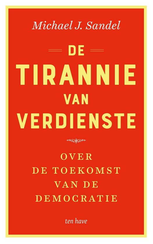 De tirannie van verdienste - cover