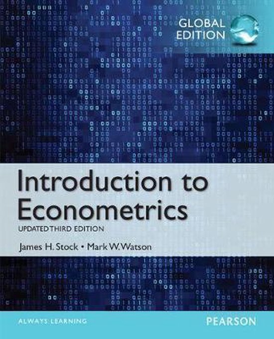 Introduction To Econometrics Update
