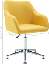 Eetkamerstoel draaibaar (Incl LW anti kras viltjes) - Eetkamer stoelen - Extra stoelen voor huiskamer - Bureau stoel - Dineerstoelen – Tafelstoelen