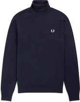 Fred Perry K9552 heren coltrui katoenmengsel - blauw (middeldik) -  Maat: XXL