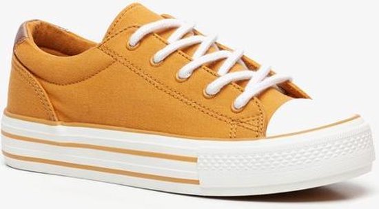 Blue Box meisjes canvas gympen - Geel - Maat 31 | bol.com