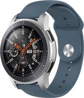 Bandje Voor Garmin Vivoactive / Vivomove Silicone Sport Band - Leisteen (Blauw) - Maat: 18mm - SM - Horlogebandje, Armband