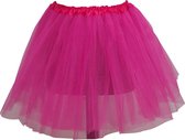 Tutu – Petticoat – Tule rokje – Fuchsia/ donker roze - 40 cm - 3 lagen tule - Ballet rokje
