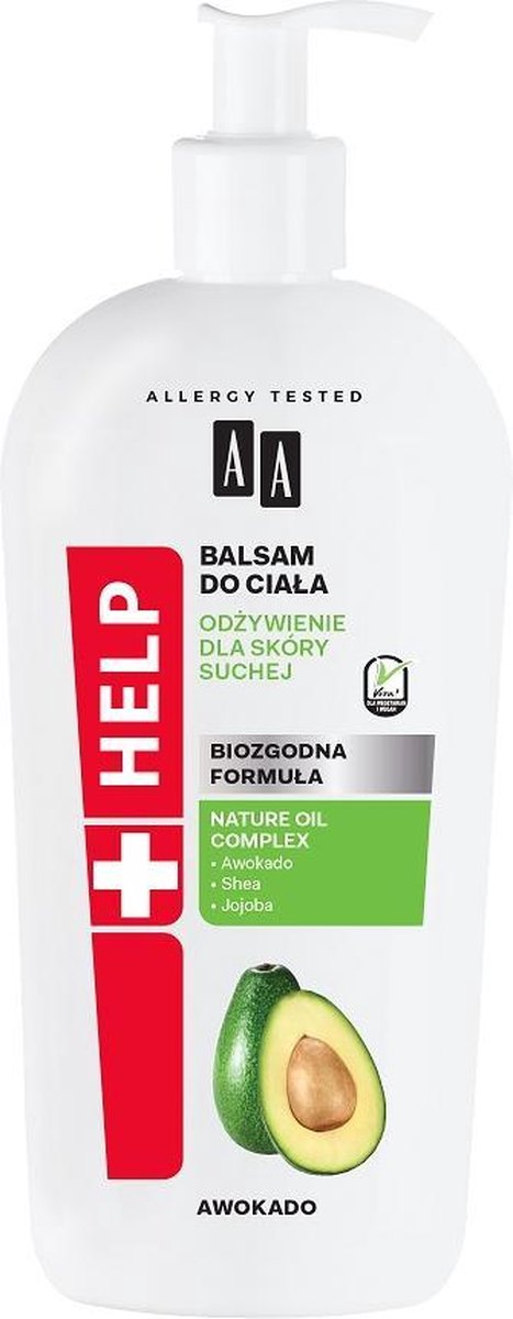 Aa_help Natural Balsam Do Cia?a Od?ywienie Dla Ski?1/2ry Suchej Avocado 400ml